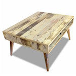 Buy solid timber wood oval coffee table, recycled bedside tables, square lamp table, and designer coffee tables in Australia online.