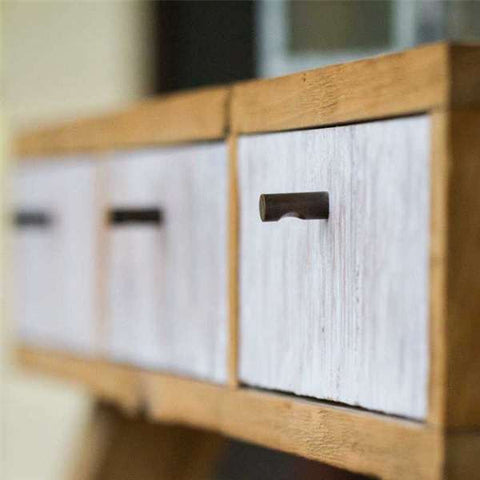 "Once Upon A Queenslander" Eco Recycled Console / Dressing Table in White "Once Upon A Queenslander" Eco Recycled Console / Dressing Table in White