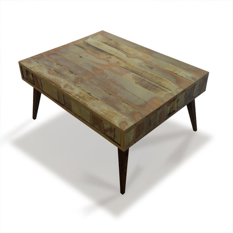 "Once Upon A Queenslander" Eco Recycled Retro Coffee Table With 4 Drawers "Once Upon A Queenslander" Eco Recycled Retro Coffee Table With 4 Drawers