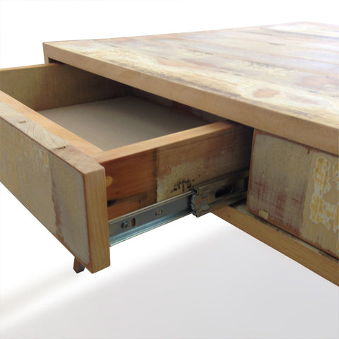 "Once Upon A Queenslander" Eco Recycled Retro Coffee Table With 4 Drawers "Once Upon A Queenslander" Eco Recycled Retro Coffee Table With 4 Drawers