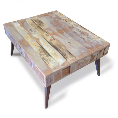 "Once Upon A Queenslander" Eco Recycled Retro Coffee Table With 4 Drawers "Once Upon A Queenslander" Eco Recycled Retro Coffee Table With 4 Drawers