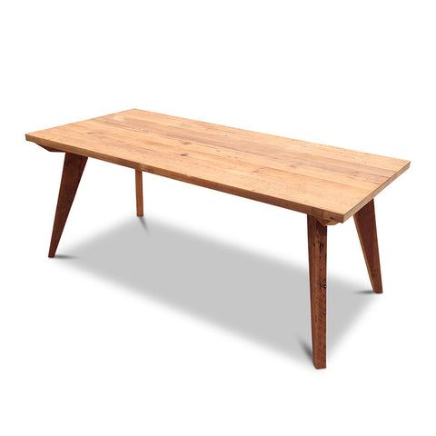 Modern Mid Century Retro Recycled Dining Table in Natural Small (1.5m) Modern Mid Century Retro Recycled Dining Table in Natural Small (1.5m)
