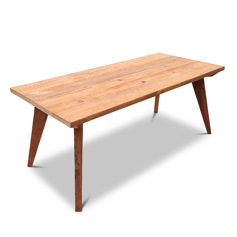 Modern Mid Century Retro Recycled Dining Table in Natural Small (1.5m) Modern Mid Century Retro Recycled Dining Table in Natural Small (1.5m)