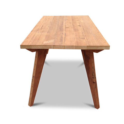 Modern Mid Century Retro Recycled Dining Table in Natural Large (2m) Modern Mid Century Retro Recycled Dining Table in Natural Large (2m)