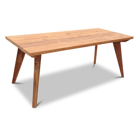 Modern Mid Century Retro Recycled Dining Table in Natural Medium (1.8m) Modern Mid Century Retro Recycled Dining Table in Natural Medium (1.8m)