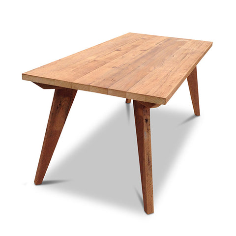 Modern Mid Century Retro Recycled Dining Table in Natural Large (2m) Modern Mid Century Retro Recycled Dining Table in Natural Large (2m)