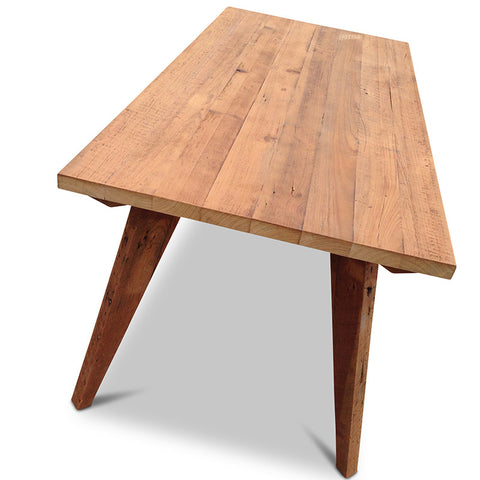 Modern Mid Century Retro Recycled Dining Table in Natural Medium (1.8m) Modern Mid Century Retro Recycled Dining Table in Natural Medium (1.8m)