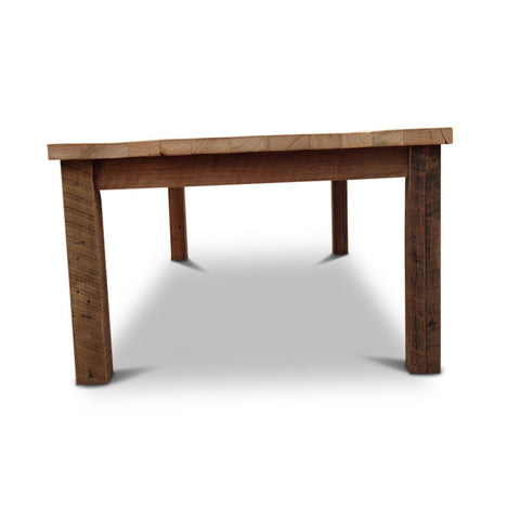 Modern Rustic Recycled Boardroom Table in Natural with Built-In Desk Modules Modern Rustic Recycled Boardroom Table in Natural with Built-In Desk Modules