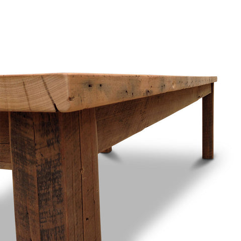 Modern Rustic Recycled Boardroom Table in Natural with Built-In Desk Modules Modern Rustic Recycled Boardroom Table in Natural with Built-In Desk Modules