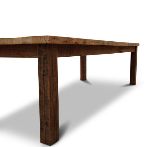 Modern Rustic Recycled Boardroom Table in Natural with Built-In Desk Modules Modern Rustic Recycled Boardroom Table in Natural with Built-In Desk Modules