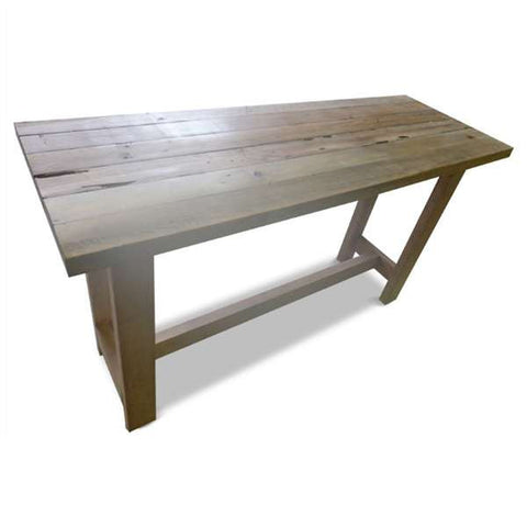"Once Upon A Queenslander" Eco Recycled High Bench Table in Natural "Once Upon A Queenslander" Eco Recycled High Bench Table in Natural