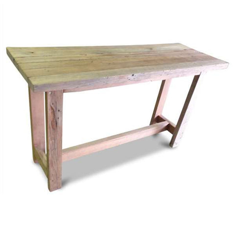 "Once Upon A Queenslander" Eco Recycled High Bench Table in Natural "Once Upon A Queenslander" Eco Recycled High Bench Table in Natural