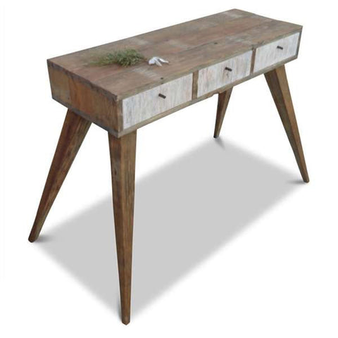 "Once Upon A Queenslander" Eco Recycled Console / Dressing Table in White "Once Upon A Queenslander" Eco Recycled Console / Dressing Table in White