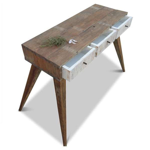 "Once Upon A Queenslander" Eco Recycled Console / Dressing Table in White "Once Upon A Queenslander" Eco Recycled Console / Dressing Table in White