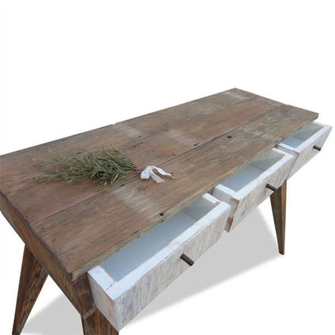 "Once Upon A Queenslander" Eco Recycled Console / Dressing Table in White "Once Upon A Queenslander" Eco Recycled Console / Dressing Table in White