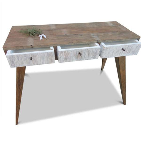 "Once Upon A Queenslander" Eco Recycled Console / Dressing Table in White "Once Upon A Queenslander" Eco Recycled Console / Dressing Table in White