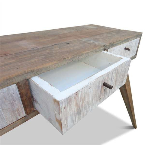 "Once Upon A Queenslander" Eco Recycled Console / Dressing Table in White "Once Upon A Queenslander" Eco Recycled Console / Dressing Table in White
