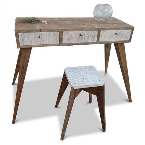 "Once Upon A Queenslander" Eco Recycled Console / Dressing Table in White "Once Upon A Queenslander" Eco Recycled Console / Dressing Table in White