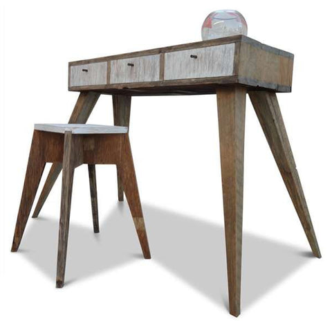 "Once Upon A Queenslander" Eco Recycled Console / Dressing Table in White "Once Upon A Queenslander" Eco Recycled Console / Dressing Table in White