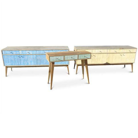 "Once Upon A Queenslander" Eco Recycled Retro Hall Table / Console / Dressing Table / Desk in Mint "Once Upon A Queenslander" Eco Recycled Retro Hall Table / Console / Dressing Table / Desk in Mint