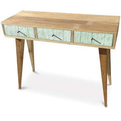 "Once Upon A Queenslander" Eco Recycled Retro Hall Table / Console / Dressing Table / Desk in Mint
