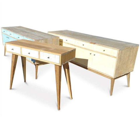 "Once Upon A Queenslander" Eco Recycled Retro Hall Table / Console / Dressing Table / Desk in Mint "Once Upon A Queenslander" Eco Recycled Retro Hall Table / Console / Dressing Table / Desk in Mint