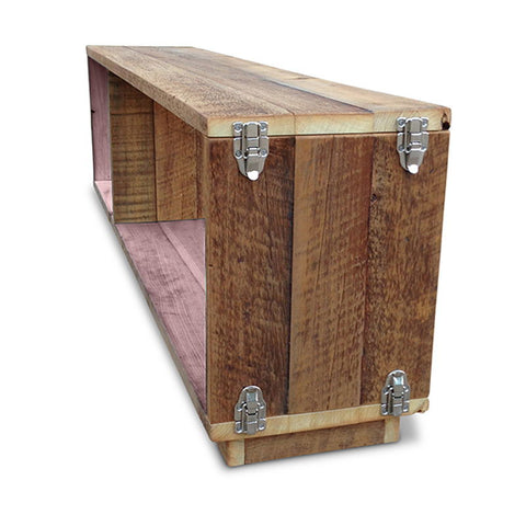 "Once Upon A Queenslander" Eco Recycled Modular Bookcase / Bench / TV Stand in Blush Pink "Once Upon A Queenslander" Eco Recycled Modular Bookcase / Bench / TV Stand in Blush Pink