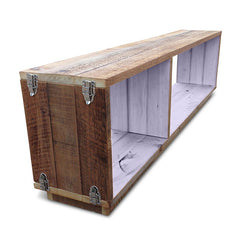 "Once Upon A Queenslander" Eco Recycled Modular Bookcase / Bench / TV Stand in Pastel Lilac