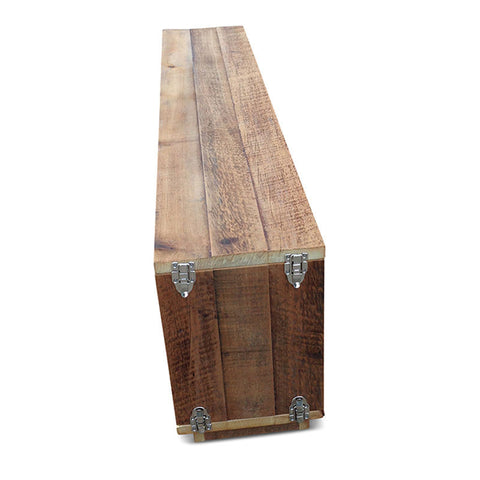 "Once Upon A Queenslander" Eco Recycled Modular Bookcase / Bench / TV Stand in Teal Green "Once Upon A Queenslander" Eco Recycled Modular Bookcase / Bench / TV Stand in Teal Green