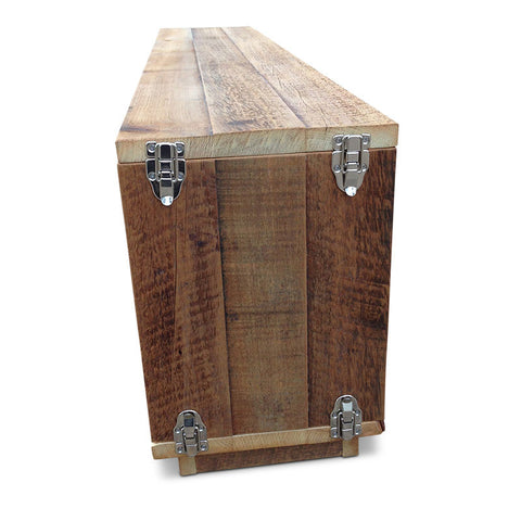 "Once Upon A Queenslander" Eco Recycled Modular Bookcase / Bench / TV Stand in Teal Green "Once Upon A Queenslander" Eco Recycled Modular Bookcase / Bench / TV Stand in Teal Green