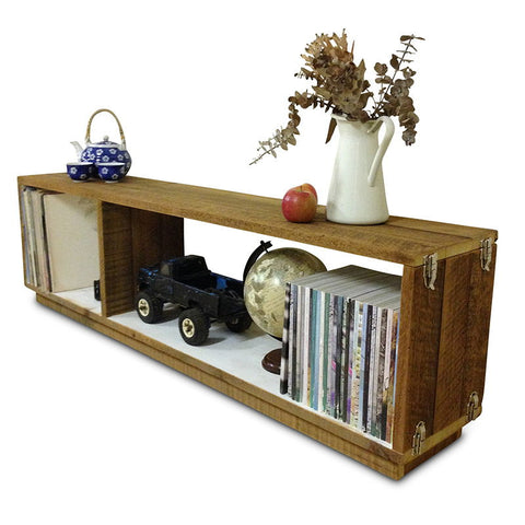 "Once Upon A Queenslander" Eco Recycled Modular Bookcase / Bench / TV Stand in White "Once Upon A Queenslander" Eco Recycled Modular Bookcase / Bench / TV Stand in White