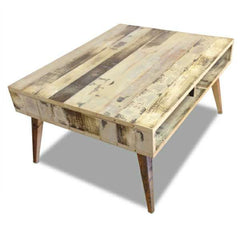 Eco Recycled Retro Open Coffee Table