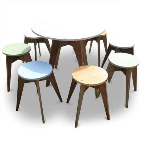 "Once Upon A Queenslander" Eco Recycled Cafe Style Stool "Once Upon A Queenslander" Eco Recycled Cafe Style Stool