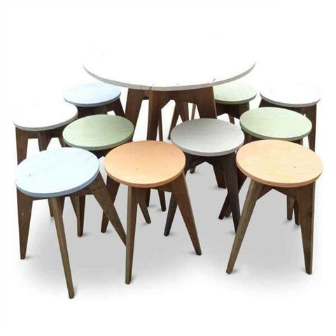 "Once Upon A Queenslander" Eco Recycled Cafe Style Stool "Once Upon A Queenslander" Eco Recycled Cafe Style Stool