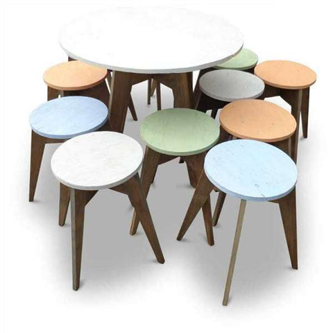"Once Upon A Queenslander" Eco Recycled Cafe Style Stool "Once Upon A Queenslander" Eco Recycled Cafe Style Stool