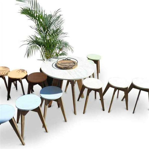 "Once Upon A Queenslander" Eco Recycled Cafe Style Stool "Once Upon A Queenslander" Eco Recycled Cafe Style Stool