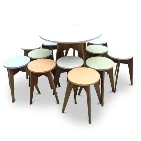 "Once Upon A Queenslander" Eco Recycled Cafe Style Stool "Once Upon A Queenslander" Eco Recycled Cafe Style Stool