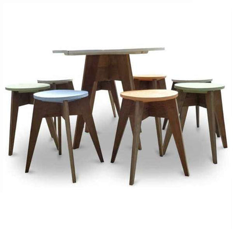 "Once Upon A Queenslander" Eco Recycled Cafe Style Stool "Once Upon A Queenslander" Eco Recycled Cafe Style Stool