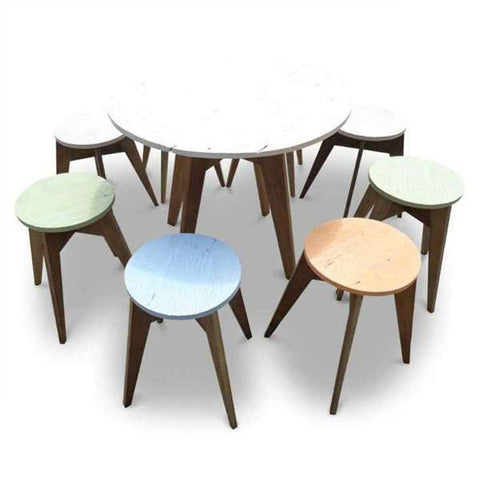 "Once Upon A Queenslander" Eco Recycled Cafe Style Stool "Once Upon A Queenslander" Eco Recycled Cafe Style Stool