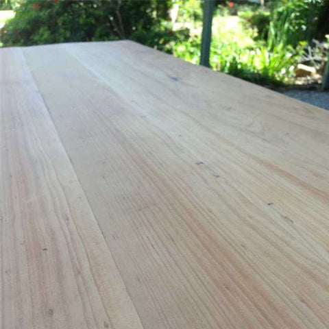 "Once Upon A Queenslander" Eco Recycled "Petite" High Bench Table in Natural & White "Once Upon A Queenslander" Eco Recycled "Petite" High Bench Table in Natural & White