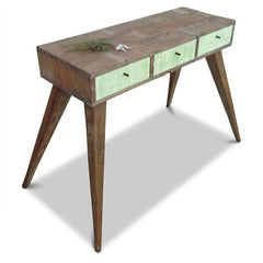 Once Upon A Queenslander Eco Recycled Console / Dressing Table in Mint