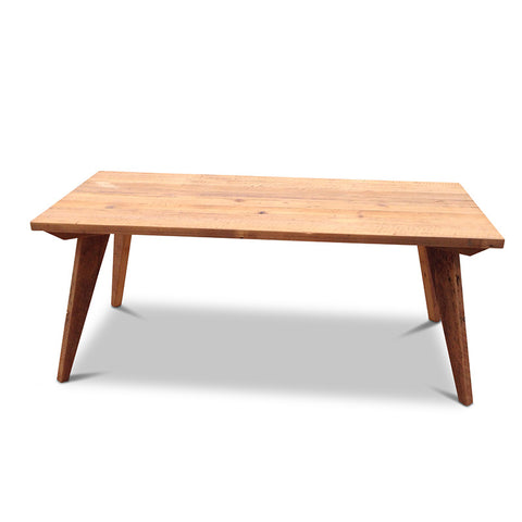 Modern Mid Century Retro Recycled Dining Table in Natural X-Large (2.4m)
