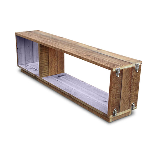 "Once Upon A Queenslander" Eco Recycled Modular Bookcase / Bench / TV Stand in Pastel Lilac