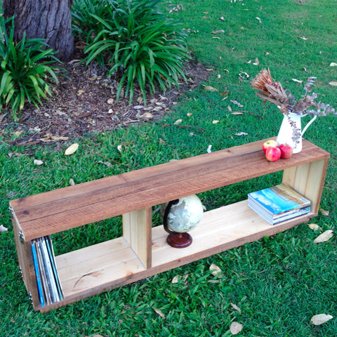 "Once Upon A Queenslander" Eco Recycled Modular Bookcase / Bench / TV Stand