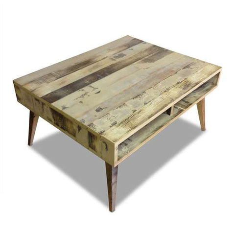 Eco Recycled Retro Open Coffee Table