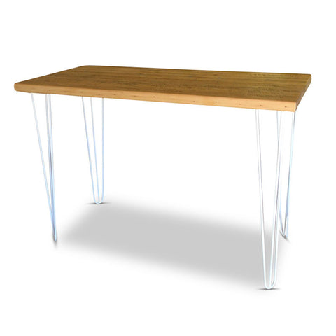 "Once Upon A Queenslander" Industrial Recycled High Bench Table - White