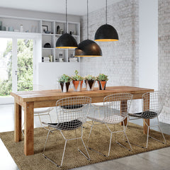 Modern warehouse rustic dining table, boardroom, office table, desk for the home, office or cafe. Recycled Timber. 10 year warranty & customisable to any dimension, colour or finish. Free standard delivery to major capital cities in Australia.